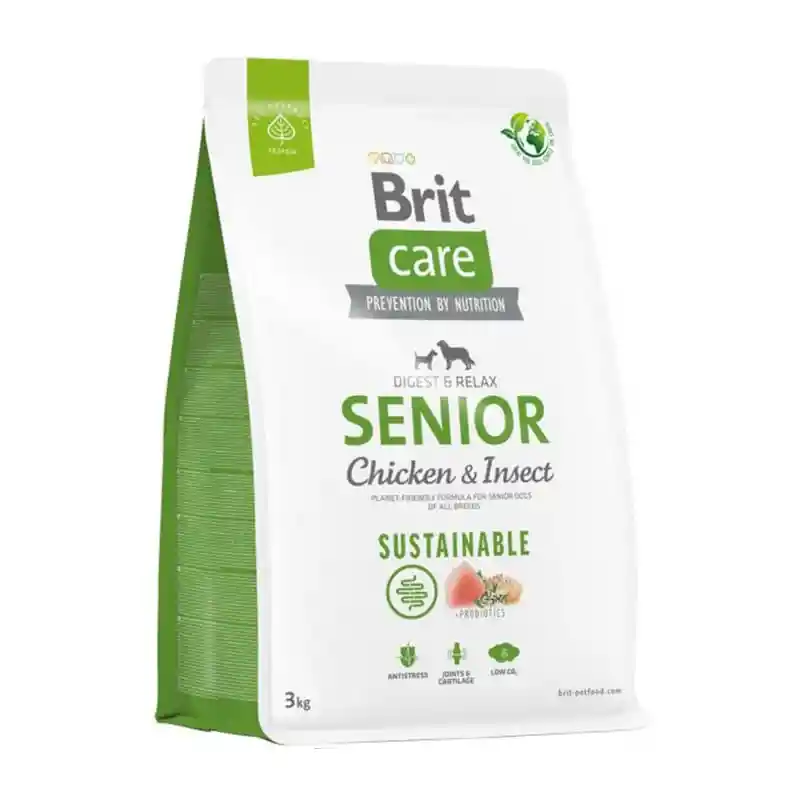 Brit Care Senior All Breeds Chiken & Insect Sustainable 3kg