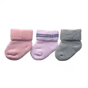 Set 3 Pares De Calcetines Niña 6-12m