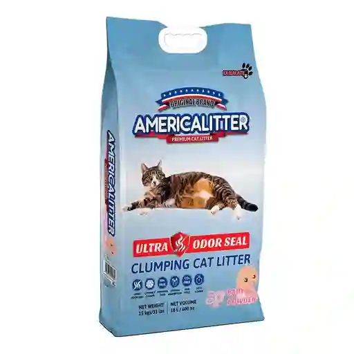 America Litter Ultra Odor Seal Baby Powder