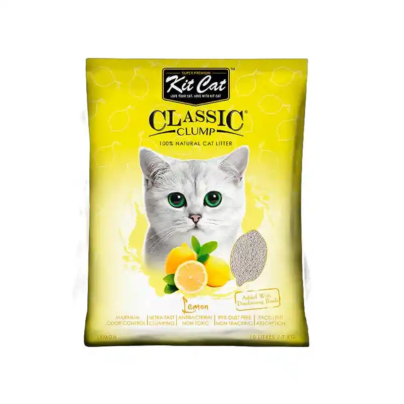 Kit Cat Classic Clump Cat Litter Lemon