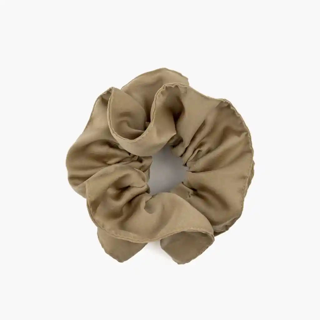 Collet Satinado Vuelos Beige