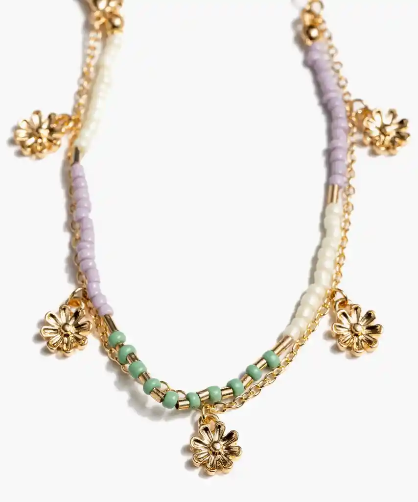 Set Pulseras Doble Dorado