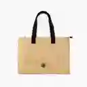 Bolso De Playa Yute Cooler Beige