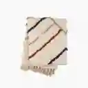 Manta Boho Algodón Beige