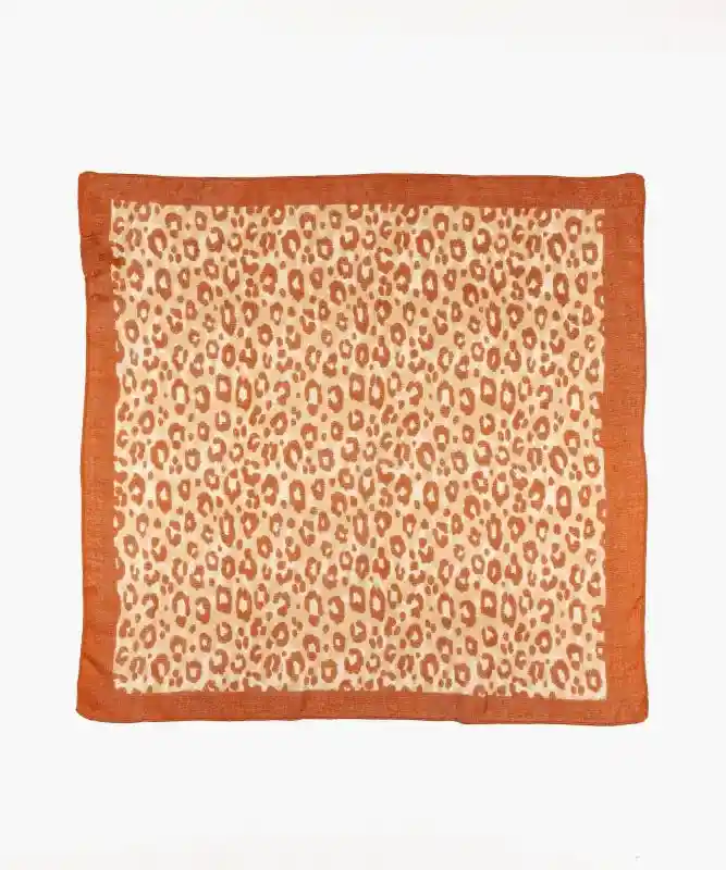 Bandana Animal Print Beige