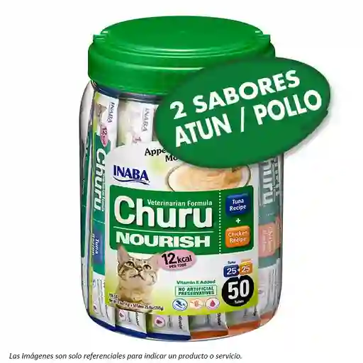 Churu Nourish - Snack Veterinario Tarro 50und.