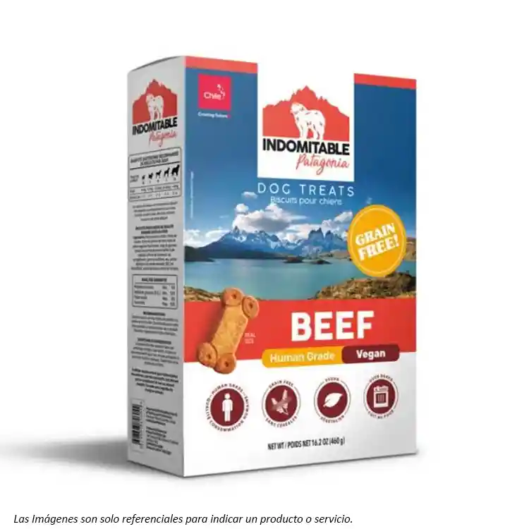 Indomitable - Galletas Grain Free Beef 460g