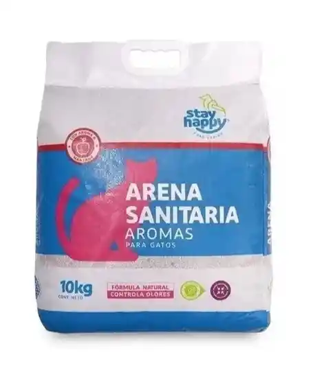 Arena Ultra Aglutinante Para Gatos 10kg Control Olores Manzana