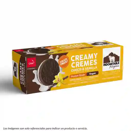 Indomitable - Galletas Creamy Rellenas Choco Vainilla 120g
