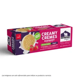 Indomitable - Galletas Creamy Rellenas Vainilla Frambuesa 120g