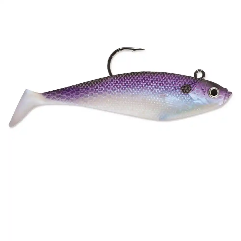 Señuelos Soft Storm Purple Shad 11cms X3unidades Sinking