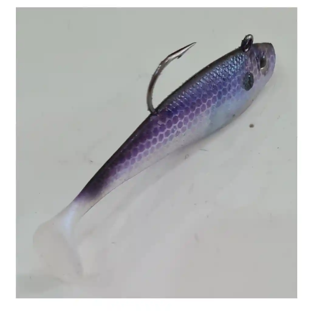 Señuelos Soft Storm Purple Shad 11cms X3unidades Sinking