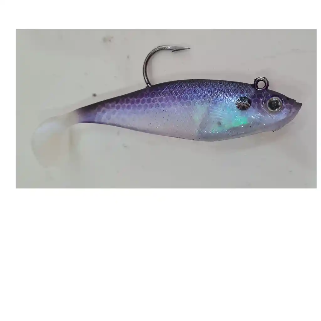 Señuelos Soft Storm Purple Shad 11cms X3unidades Sinking