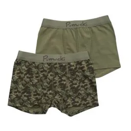 Set De Bóxer Estampado Militar Talla 2