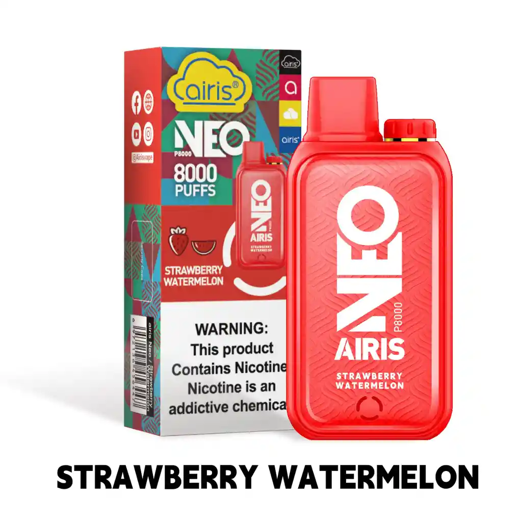 Vaper Strawberry Watermelon 8000 Puffs 5% - Airis Neo