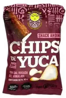 Chips De Yuca Con Sal Rosada Del Himalaya 50g
