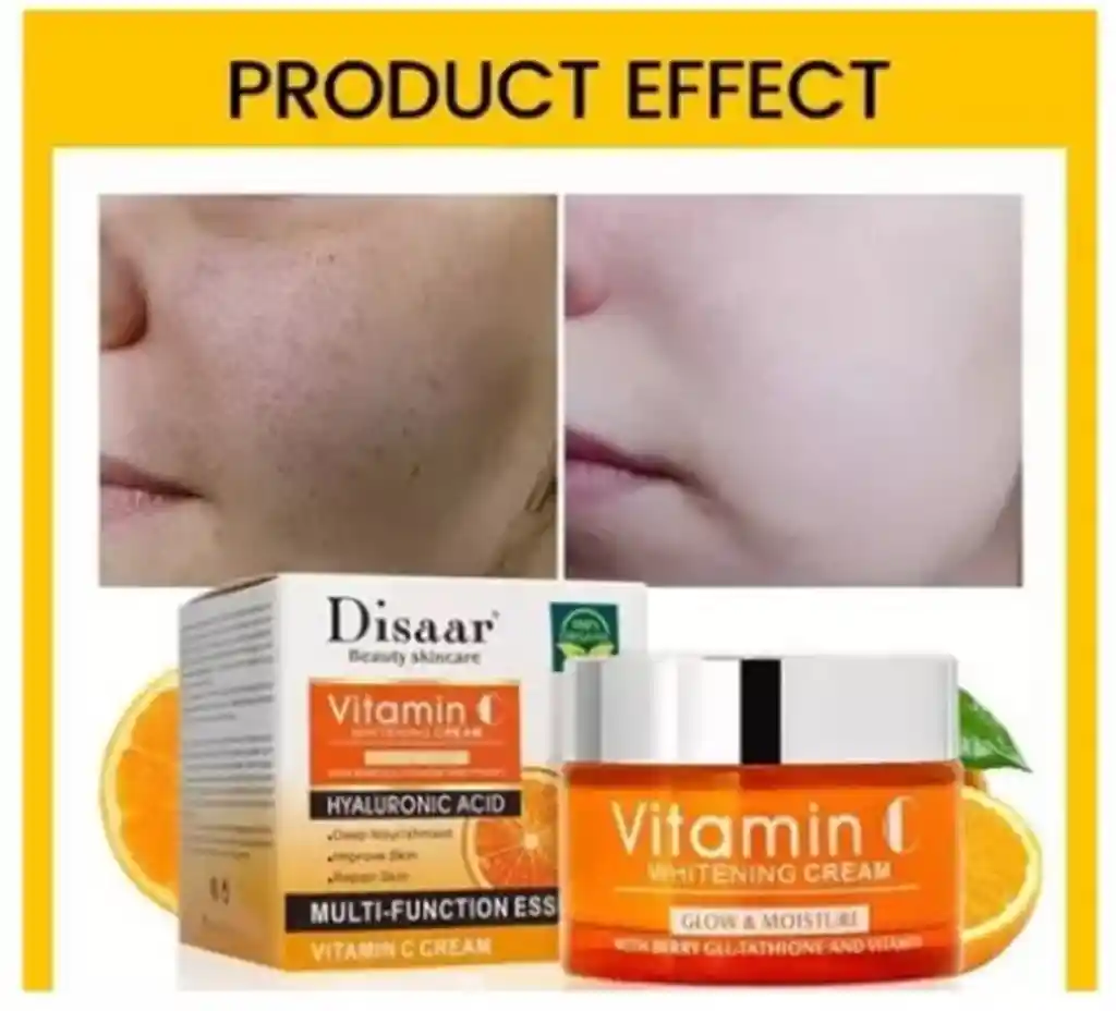 Pack Serum Facial Y Crema Facial Acido Hialuronico Con Vitamina C
