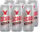 Six Pack Escudo Silver Lata 470 Cc