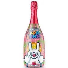 Espumante Sin Alcohol Happy Bunny De Frutilla 750ml