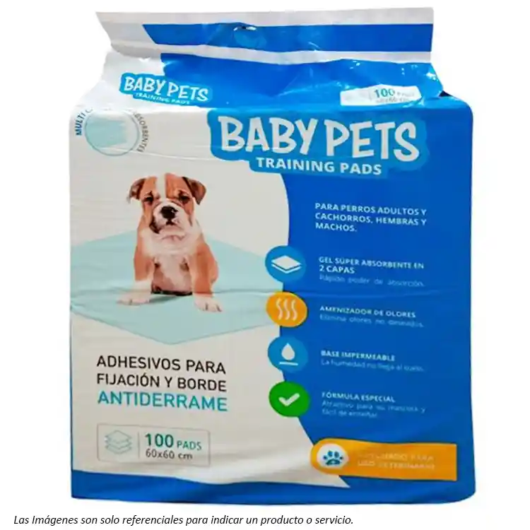 Baby Pets Training Pads 60x60cm Sabanillas 100und.