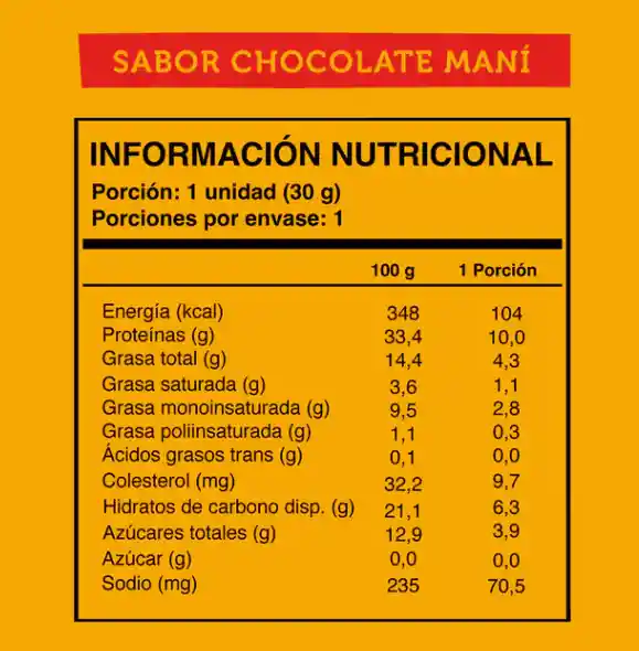 Wild Protein Mini Chocolate Maní 24 Unid.