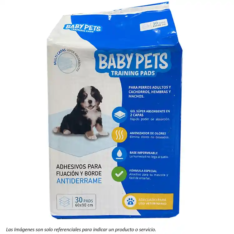 Baby Pets Training Pads 60x90cm Sabanillas 30und.