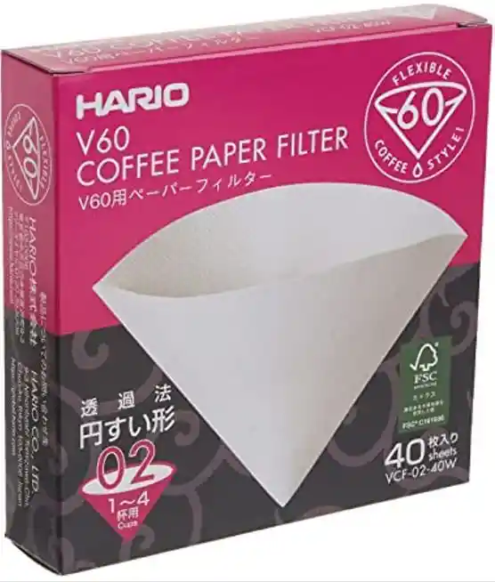 40 Filtros V60 Para Dripper Hario - 02