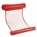 Silla Cama Inflable Para Piscina 112cm Roja