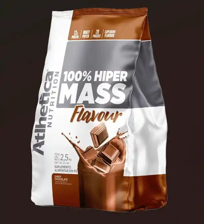 100% Hiper Mass 5.5 Libras Chocolate