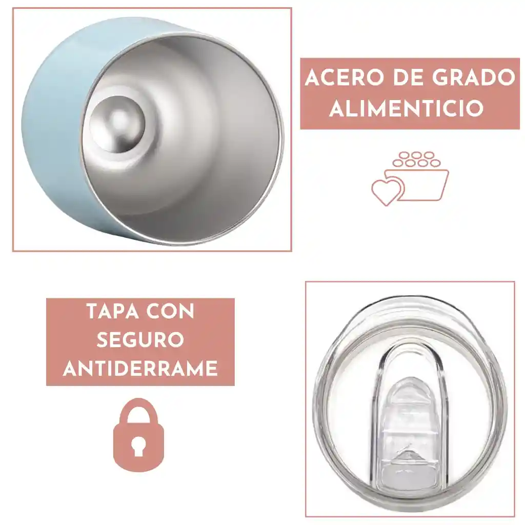 Vaso Térmico 380 Ml Blanco