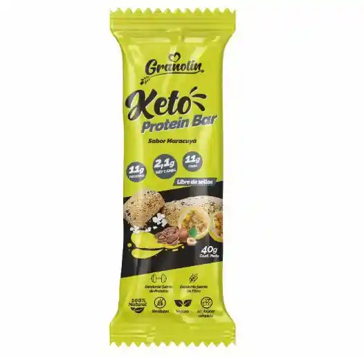 Barra Keto Protein Maracuya - 1 Barrita Individual