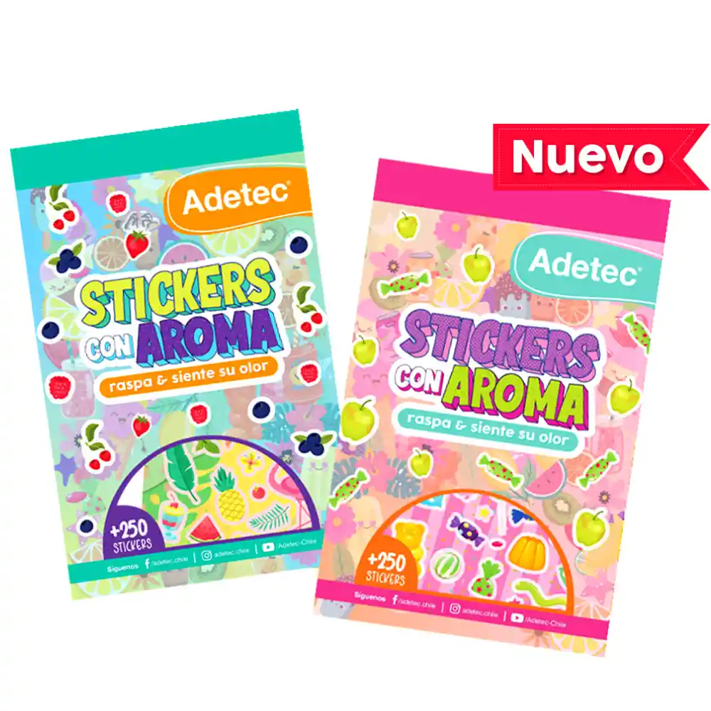 Block De Stickers Con Aroma