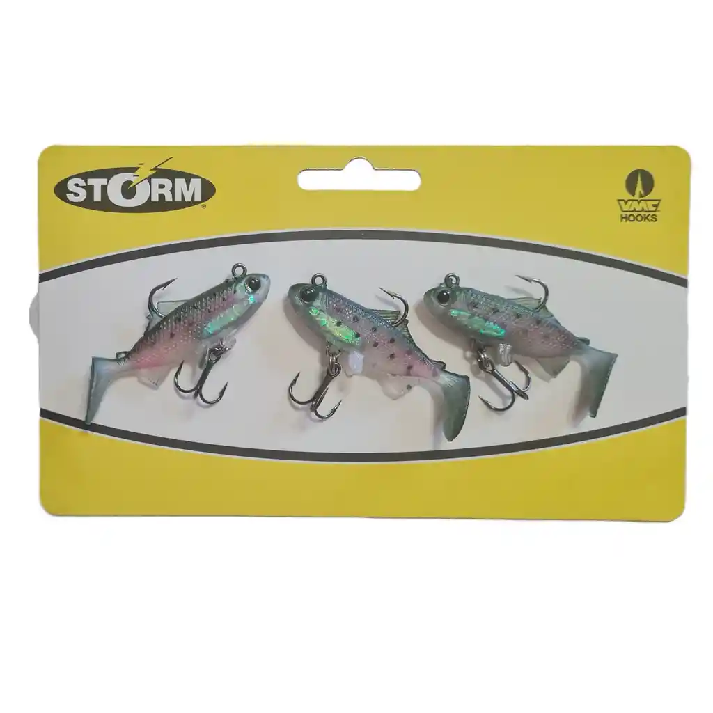 Señuelos Soft Storm Rainbow Trout 5cms 7grs Sinking X3