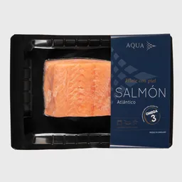 Filete De Salmón Atlántico Con Piel 500 Grs, Skinpack. Calidad Premium.