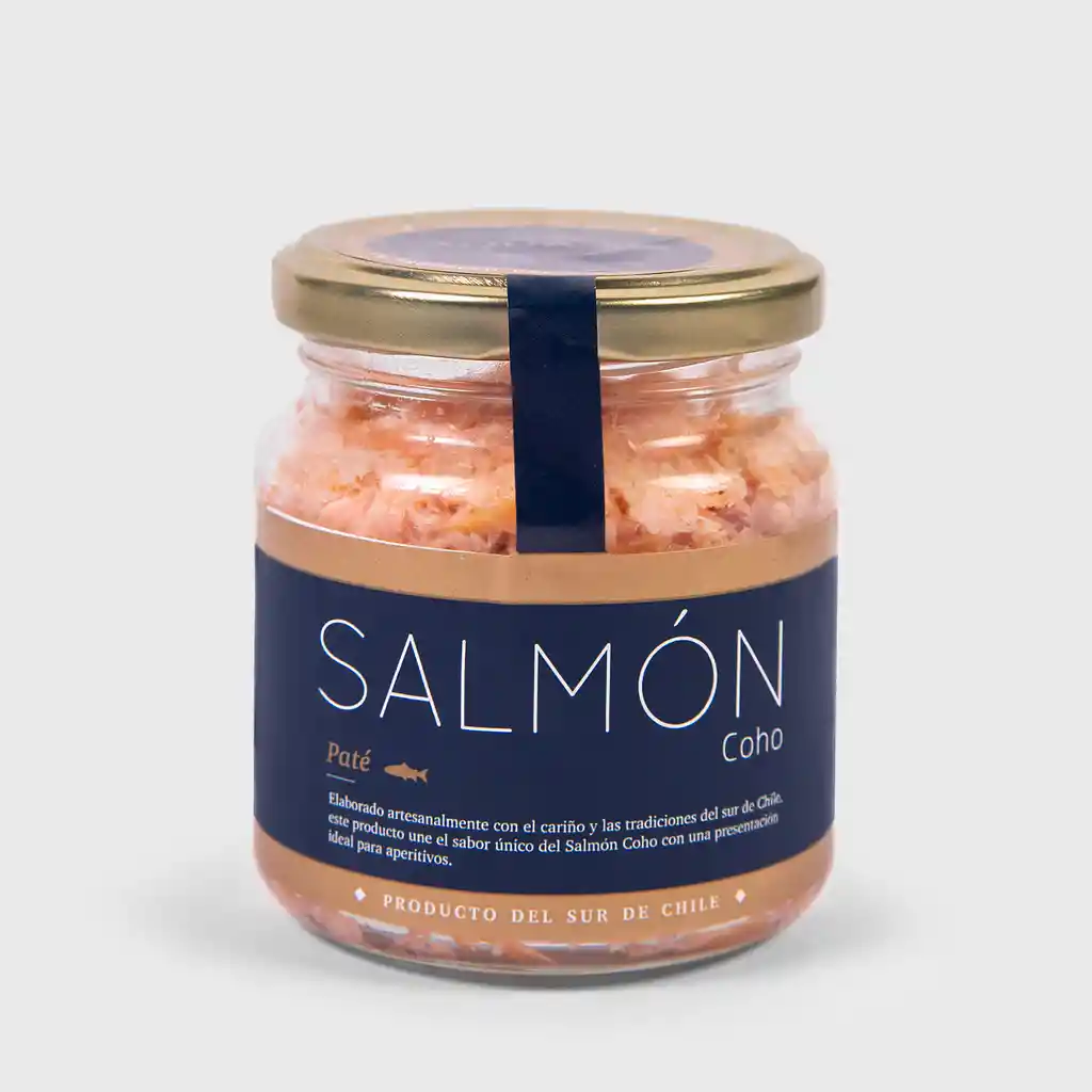 Paté De Salmón Coho Ahumado - Sabor Natural. Calidad Premium. Conserva Congelada.