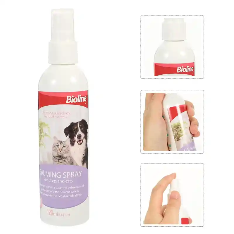 Spray Calmante Calming Bioline Para Perros Y Gatos 120ml