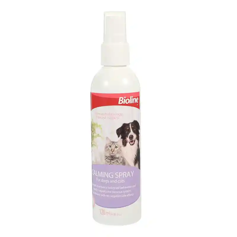 Spray Calmante Calming Bioline Para Perros Y Gatos 120ml