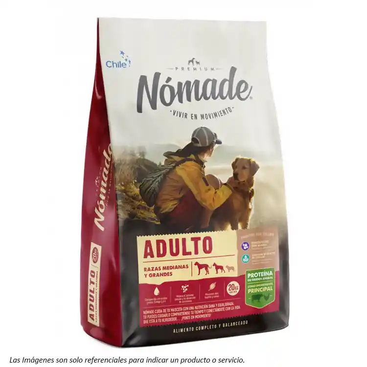 Nomade Perro Adulto Razas Medianas 20kg