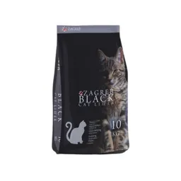 Zagreb Black Cat Litter, Arena Sanitaria Para Gatos (10 Kg)