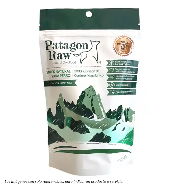 Patagon Raw Snack Corazón De Cordero 40g