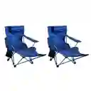 Pack De 2 Silla Plegable Para Camping