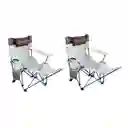 Pack De 2 Silla Plegable Para Camping