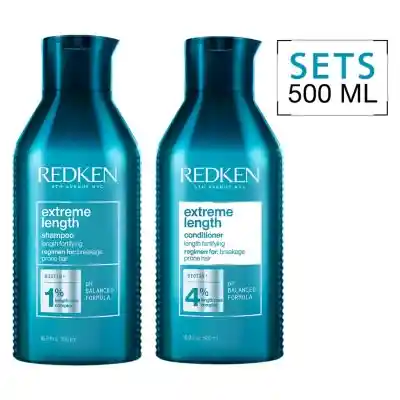 Set Xl Extreme Lenght Shampoo + Acondicionador Potenciador Del Crecimiento