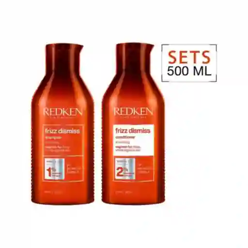 Set Xl Control Frizz Dismiss Xl Shampoo + Acondicionador 500 Ml