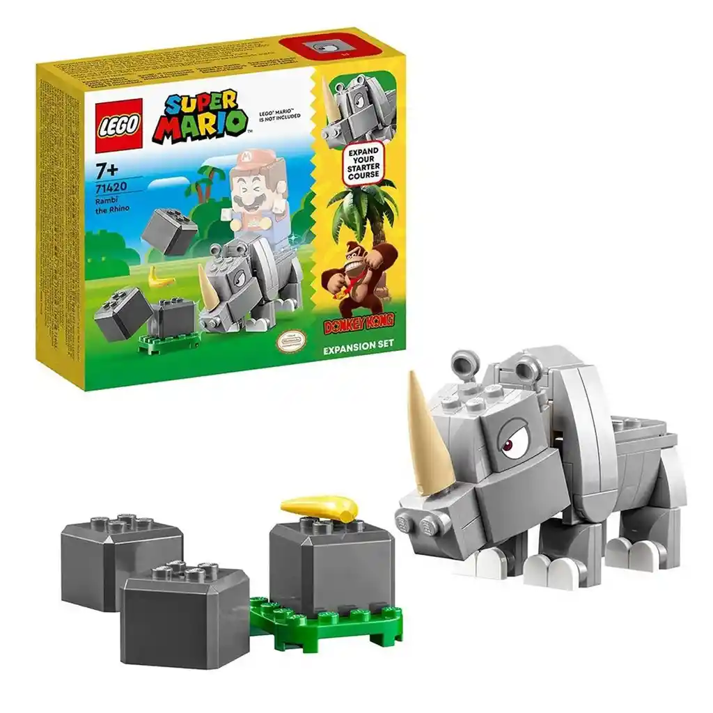 Set De Expansión Rambi El Rinoceronte Lego Super Mario