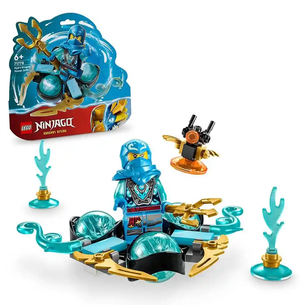 Nya Dragon Power Derrape Spinjitzu Lego Ninjago