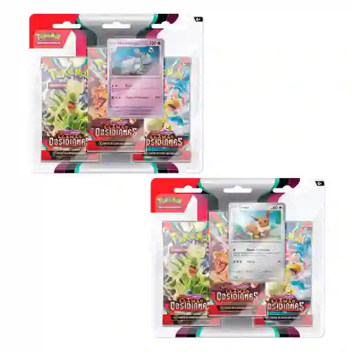 Obsidian Flame 3-pack Blister Español Pokemon