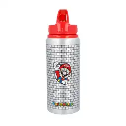 Botella Juvenil Aluminio Super Mario