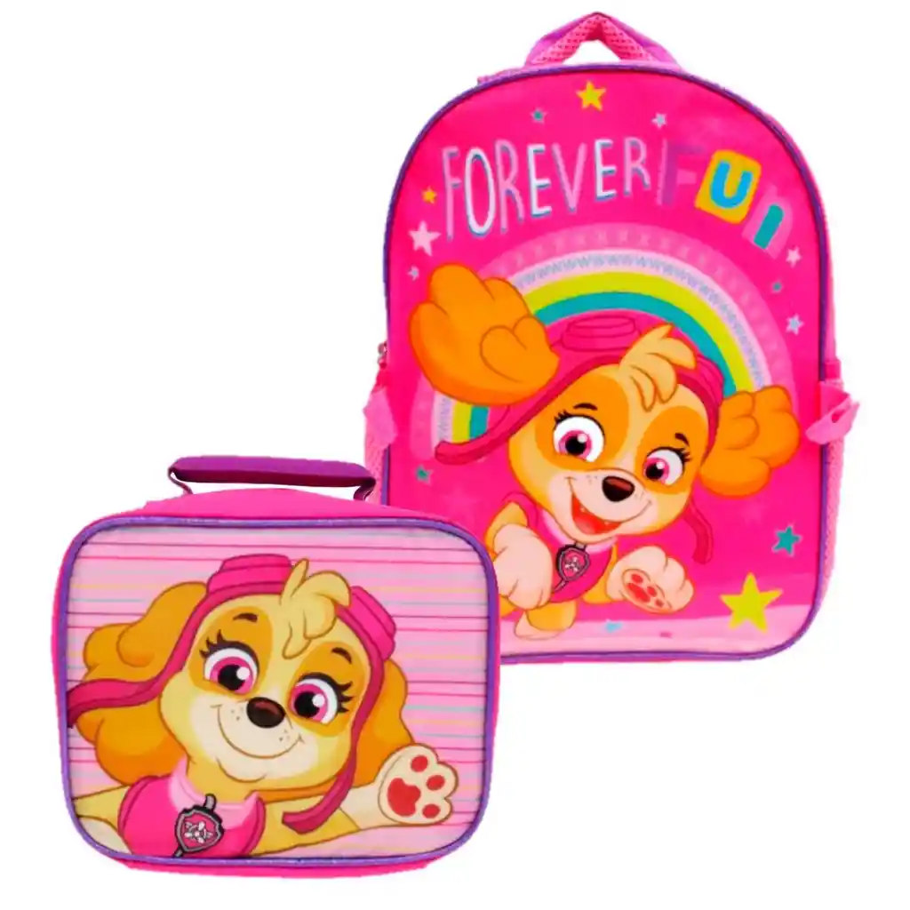 Set Mochila C/lonchera Paw Patrol