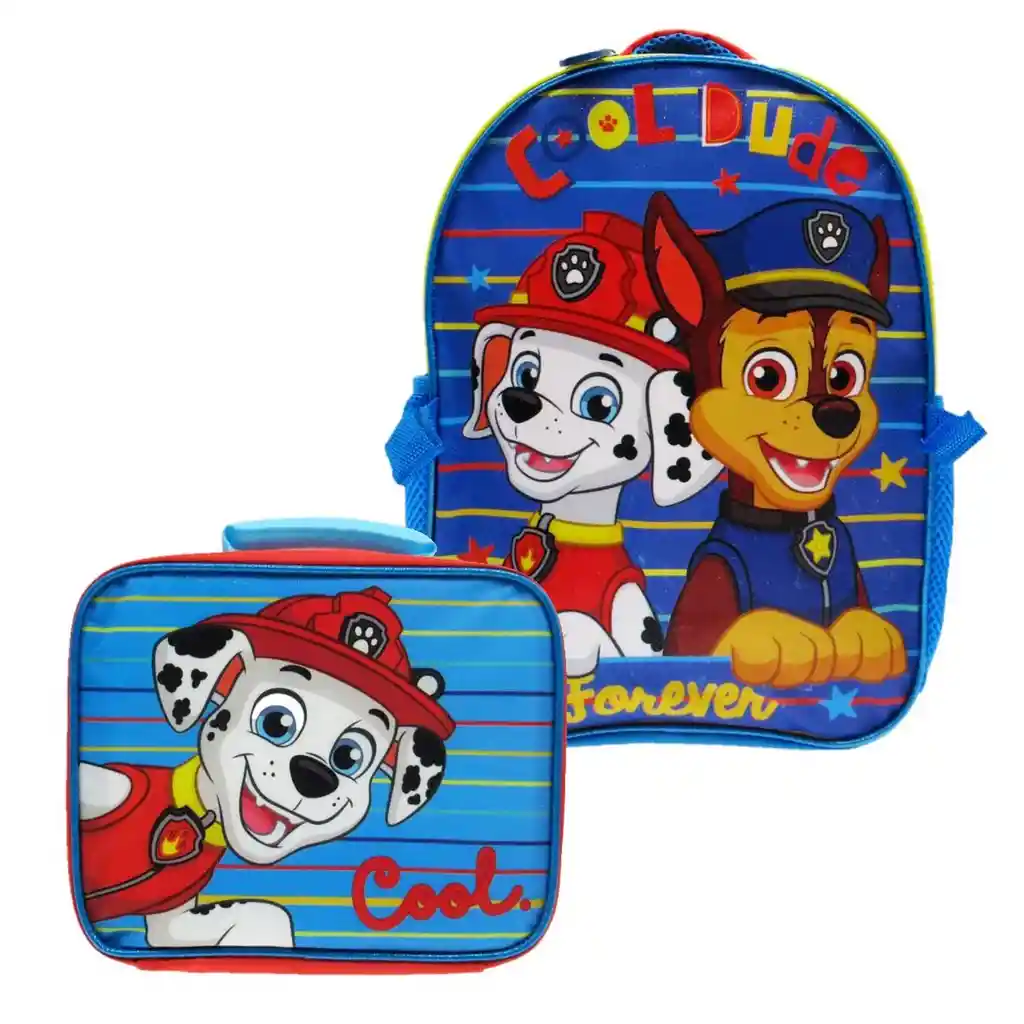 Set Mochila C/lonchera Paw Patrol